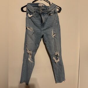 Women’s Abercrombie and Fitch high Rise Super Skinny ankle jeans